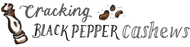 cracking black pepper cashews