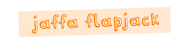 jaffa flapjack